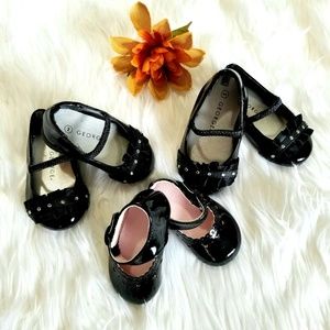 💕Lot of 3 Baby Girl Dress Shoes Sizes 1, 2 and 3